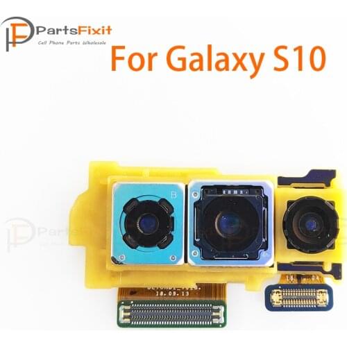 S10 Rear Camera Compatible with Samsung Galaxy S10 Back Camera Module Big Camera Main Facing Rear Camera Replacement Parts