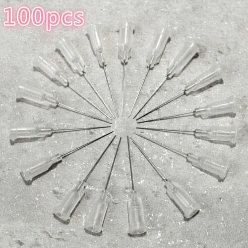 Plastic steel dispensing head, steel dispensing needle for dispensing controller 27G 100 pcs
