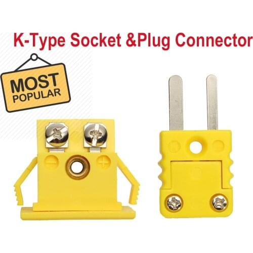 K-Type Thermocouple Panel Socket Plug Female Panel Mount Thermocouple Jack Socket