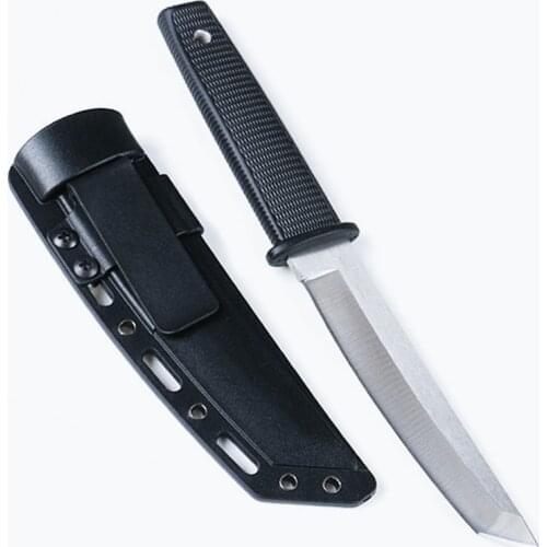 Katana Outdoor Tactical Survival Knife Samurai Sword COLD Stanless Steel Fixed Blade ABS Handle Defense Tool Military Tanto Camp