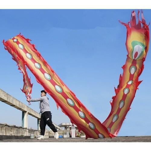 Adults Chinese Dragon Dance Toys Dragon Sport Accessoires Props Fitness Products Dragon Gift For New Year Festival Performance