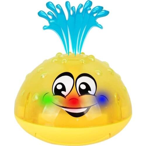 Funny Infant Bath Toys Baby Electric Induction Sprinkler Ball with Light Music Children Water Play Ball Bathing Toys Kids Gifts