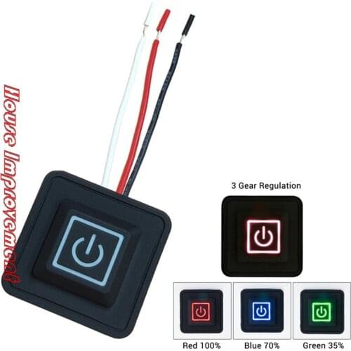 3.7~12V Heated Vest Pants Gloves Electirc Heating Waistband DIY Temperature Controllers Rheostat Switch Silicone Button Switches