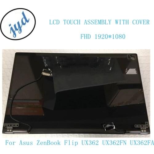 Test well 13.3'' inch Assembly For Asus ZenBook Flip UX362 UX362FN UX362FA Laptop LCD Panel Touch Screen assembly FHD 1920*1080