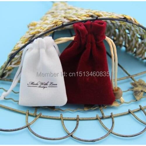 100pcs/lot HIgh quality velvet jewelry bag/pouch for accessories/gift/bangle,Size can be customized,Various colors,wholesale