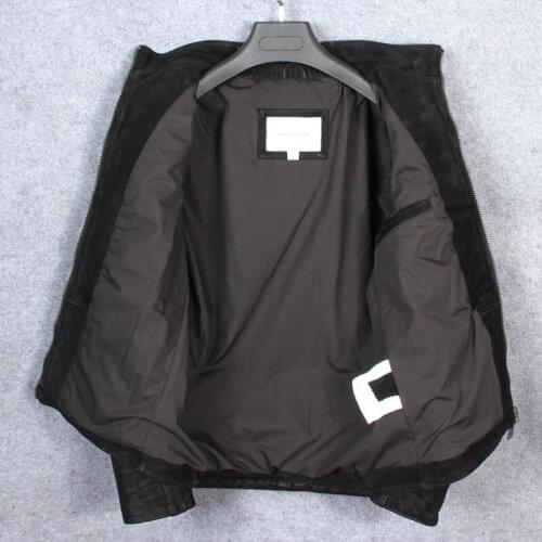 2020 Vintage Black Men Skull Pattern Bikers Jacket Plus Size XXXXL Genuine Thick Cowhide Slim Fit Riding Leather Coat