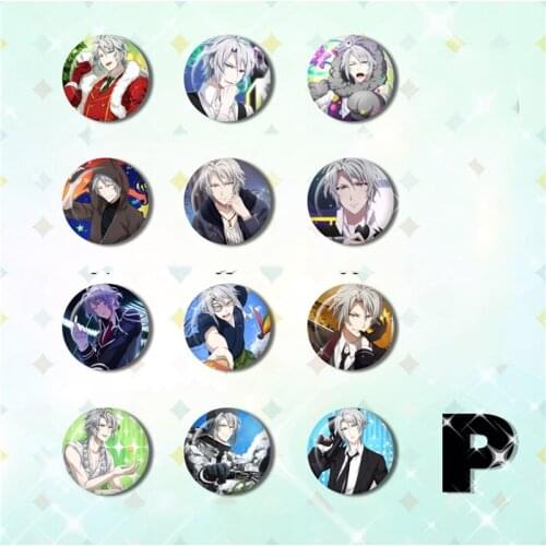 58MM IDOLiSH7 OSAKA SOGO Icons Backpack Decoration Pin Brooch Badges Stemma Trinkets Animation Fans