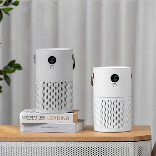 AP01 Household Air Purifier 10000mAh Portable Warm Night Light Air Cleaner HEPA Filter Rechargeable Air Freshener Negative Ion
