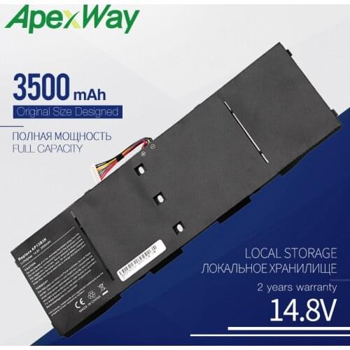 Apexway Laptop Battery AP13B3K AP13B8K for Acer Aspire V5 R7 V5-572G V5-573G V5-472G V5-473G V5-552G M5-583P V5-572P R7-571