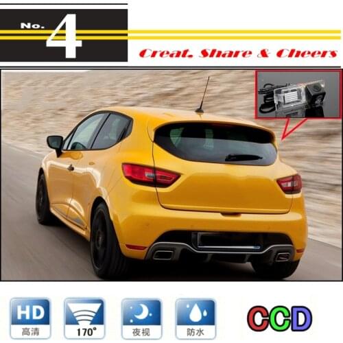 Car Camera For Renault Clio III / IV 3 4 / Lutecia High Quality Rear View Back Up Camera PAL / NTSC Use | CCD + RCA