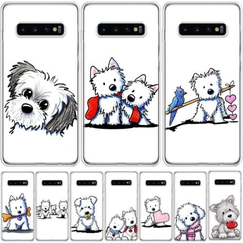 Kim Niles Art Cartoon Dog Phone Case For Samsung GalaxyA90 A71 A70 A51 A50 A41 A40 A30 A21 A10 A9 A8 A7 A6Plus M30S A20E A01 A10