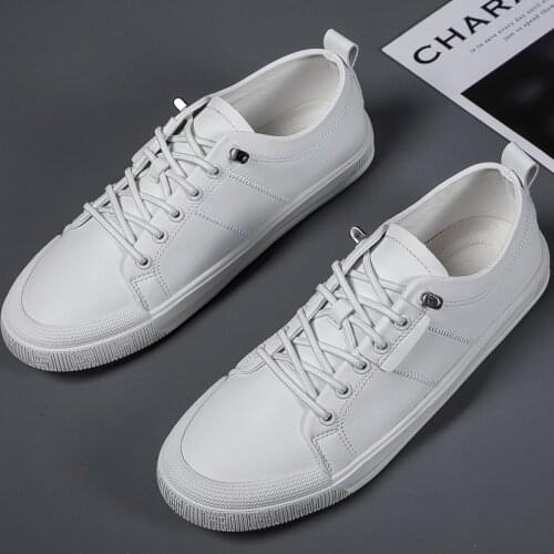 Summer Men Casual Shoes Black White Sneakers Comfort Antiskid Sneakers Mens Trend Flats Board Shoe Mens Korean Casual Shoes