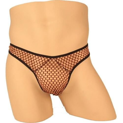 Men Breathable Thongs G-Strings Sexy Seamless T-back Underwear Pouch Panties Male Underpants Low Waist Clothing Lingerie Shorts