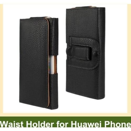 Newest PU Leather Waist Holder Flip Cover Pouch Case for Huawei Nexus 6P Drop Shipping