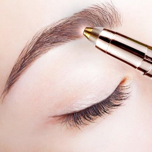 New Design Electric Eyebrow Trimmer Mini Eyebrow Epilator Pen Portable Razor Epilator Instant Painless Body Shaver Woman Makeup