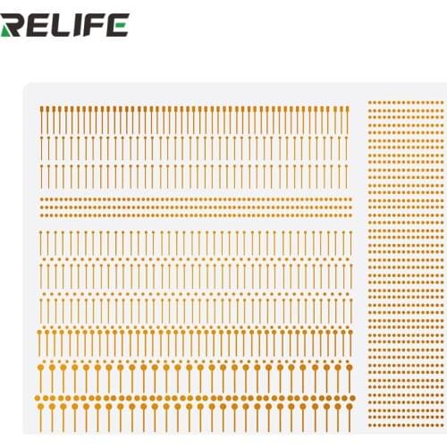 RELIFE RL-007GA Dot Repairing Solder Lug Spot Soldering Pad for iPhone Welding Board Fly Wire Flywire IC Repair Fix 1400 Dots