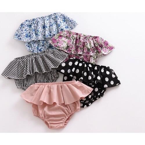 0-6 Years Baby Girl Triangle Shorts Diaper Skirt Shorts Newborn Toddler Summer Clothing Bloomers Baby Toddler PP Pants