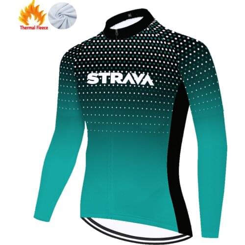 Strava Winter Thermal Fleece Polar Mujer Invierno Джерси Велосипедная Masculino Cycling Men Fietskleding Heren Jersey Ciclismo