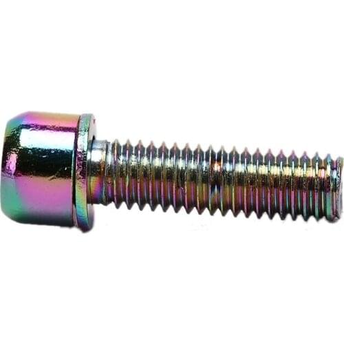 6pcs Bicycle Stem Screw M5x18mm Headset Bolt With Washer Handlebar Bolt