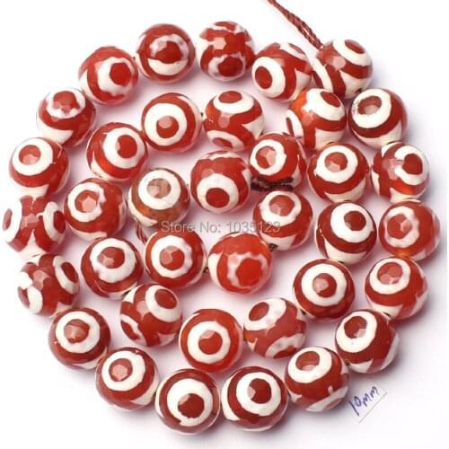 High Quality 10mm Natural Multicolor Agates Onyx Faceted Round Shape Loose Beads 15" Jewellery Making w1841