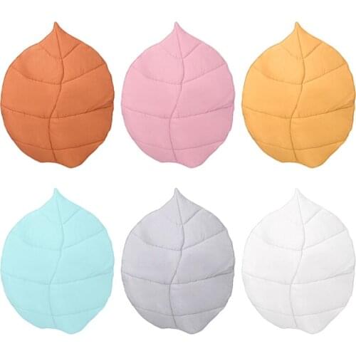 140*115cm Newborn Baby Cotton Crawling Carpet Blanket Leaves Shape Crawling Play Mat Rug Kid Children Room Decor Baby Play Mat