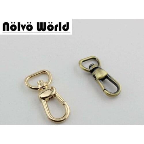 30pcs 13mm 16mm 5colors High quality inside trigger snap hook swivel snap hooks metal hook for DIY bags shoulder strap