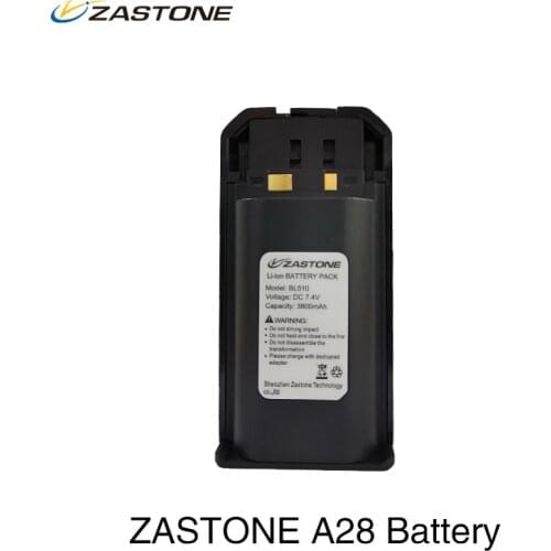 A28 Battery Walkie Talkie DC 7.4V 3800MAH Two Way radio Battery ZASTONE