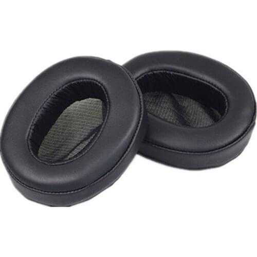 Headphones Ear Pads for Sony MDR-1A 1ADAC 1ABT Headphone Repair Part On Ear Replacement Cushions protein Leather black May28