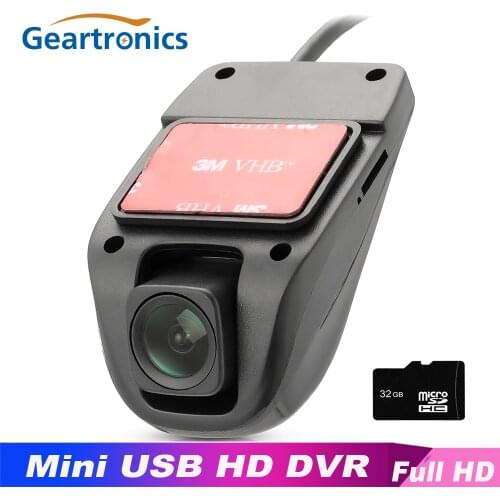 Mini Car DVR Camera Dashcam USB Dvr Dash Camera Full HD Video Registrator Recorder G-Sensor Night Vision Dash Cam Android System