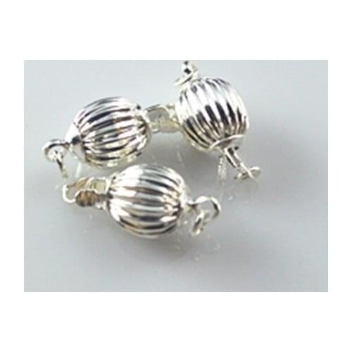 Free shipping! 8mm lantern clasp Jewelry Necklace Jewelry findings beads