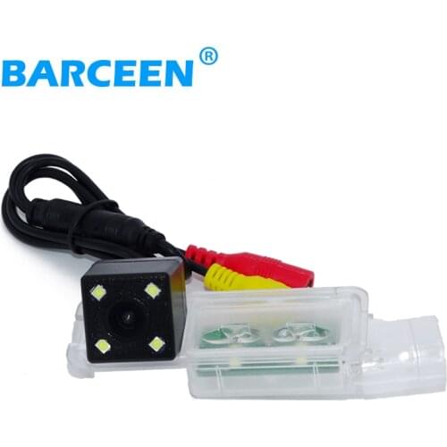 Bring lamp socket holder with 4 led car back up reserve camera +parking line for Volkswagen VW Golf 7 Scirocco Passat cc 2014