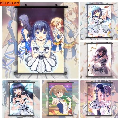 IDOLY PRIDE Mana Nagase Sakura Kawasaki Anime Canvas Painting Wall Art Photo Children Room Decoration