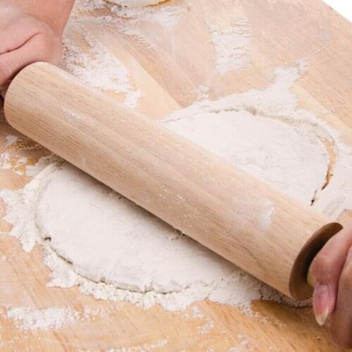 YUSOTAN quality wooden rolling pin baking tools safe comfortable touch easy to use made of natural solid wood for rolling dough