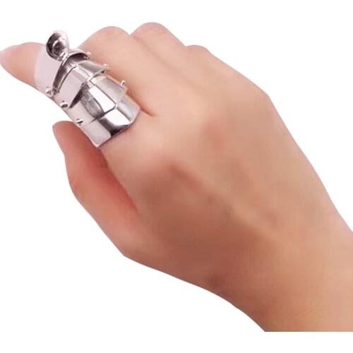New Solid Pure s925 Silver Man Ring fashion heavy industry Personality Rock Punk Style Man Jewelry