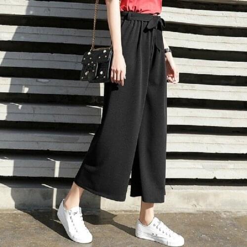 LuckBN Women's Wide Trousers