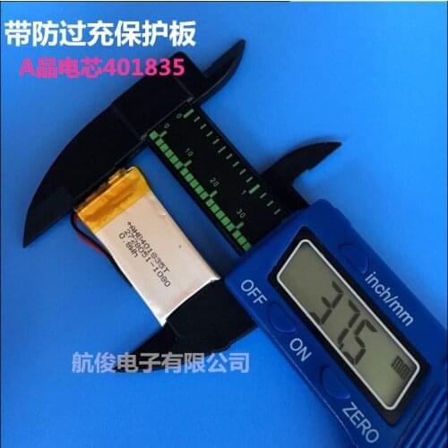 Limited panic buying traffic recorder 401835 3.7V polymer lithium battery MP3 miniature camera
