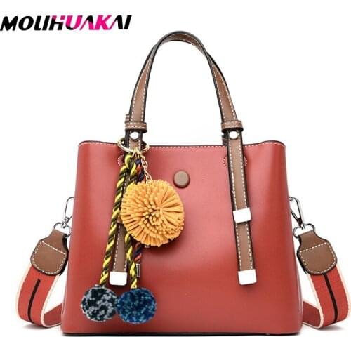 Molihuakai 2020 New Leather Luxury Handbags women bags designer Multifunction Shoulder Bags for WomenTravel Back Pack Retro