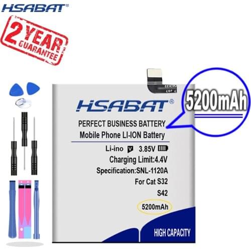 New Arrival [ HSABAT ] 4200mAh Replacement Battery for Caterpillar Cat S32 S42