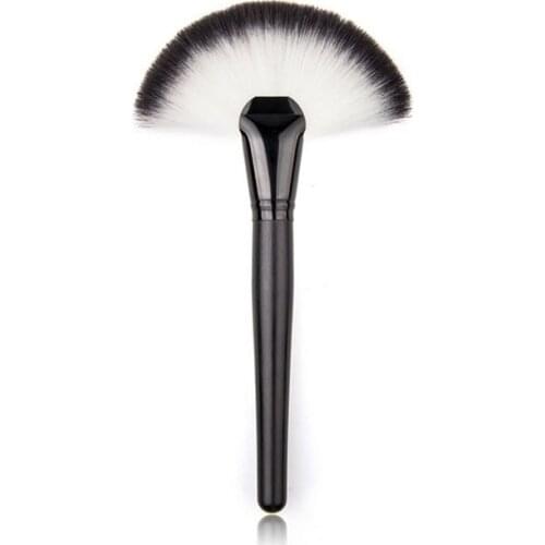 Wholesale Soft Makeup Large Fan Brush Blush Powder Foundation Make Up Brush Tool big fan Cosmetics brushes 1000pcs free shipping