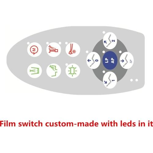 File switch panel custom-made membrane switch customize control panel