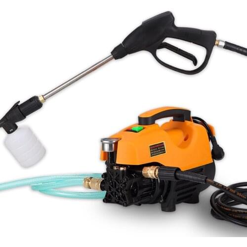 Portable high pressure household car washer 220v full copper joint foam brush car pump