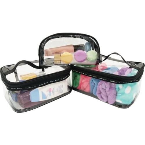 Transparent Cosmetic Storage Bag Woman MakeUp Organizer Travel Portable Wash Bag storage bag