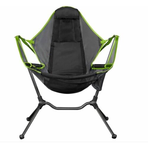 Relaxed Outdoor Camping Chair Rocking Chair Luxury Recliner Relaxation Swinging Comfort Garden Folding Fishing Chair