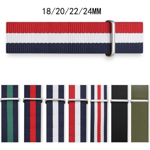 Band For Nato Nylon Watch Strap Watchbands Belt Metal Buckle Army Sport Watchband Mens 18mm 20mm 22mm 24mm Relojes Hombre 2020