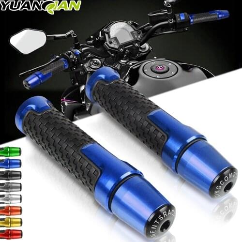 FOR HONDA YAMAHA KAWSAKI DUCATI SUZUKI 22mm CNC Motorcycle knobs Anti-Skid scooter Handle ends Grips Bar Hand Handlebar