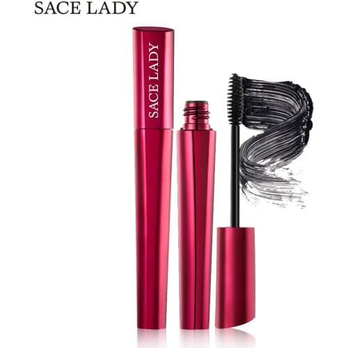 SACE LADY Curling Natural Long Waterproof Anti Sweat Big Eyes Small Red Tube Mascara Makeup Goods Cosmetic Gift for Women SL346