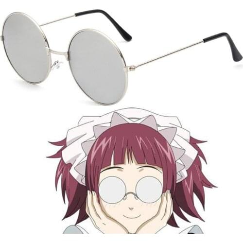 Black Butler Mey Rin Glasses Cosplay Glasses Eyewear Cosplay Accessories Props Halloween carnival birthday gift eyeglass frame