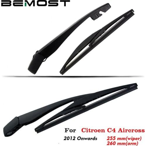 BEMOST Auto Car Rear Windscreen Wiper Arm Blade Soft Natural Rubber For Citroen C4 Picasso Aircross 3Door Hatchback 2004 To 2018