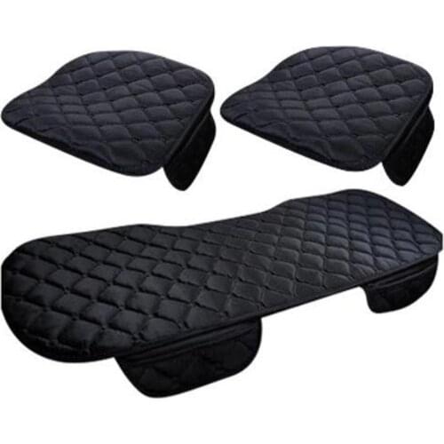 Flocking Cloth Car Seat Cover Protector Universal Front Rear Warm Warm Car Seat Cushion Protector Pad Mat with for Suv Truck