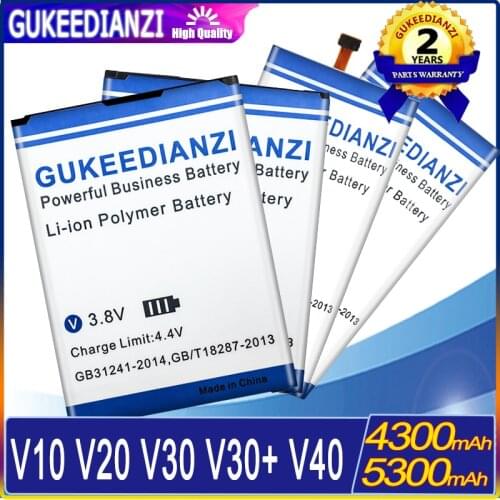 Phone Battery For LG V10 V20 V30 V40 BL-44E1F BL-45B1F BL-T34 BL-T37 H968 H961N V30+ V30A H930 ThinQ Q710 Q8 2018 Version Q815L